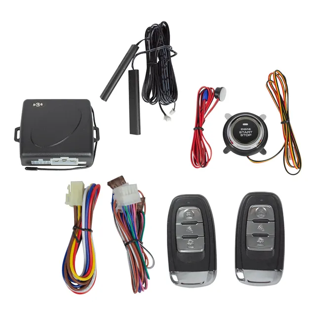 Kit De Boton De Encendido Con Alarma Bluetooth