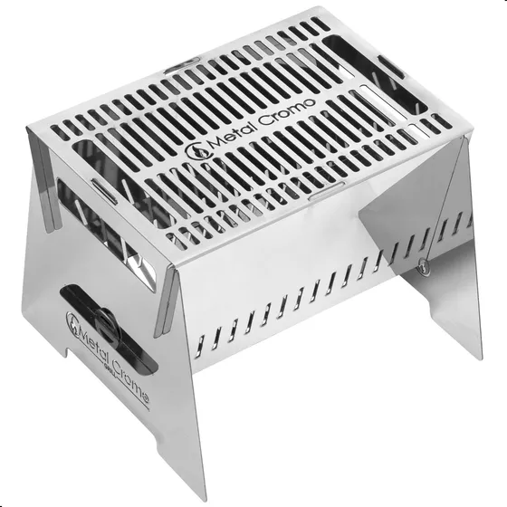 Mini Churrasqueira Portátil Desmontável Carvão P-grill.i