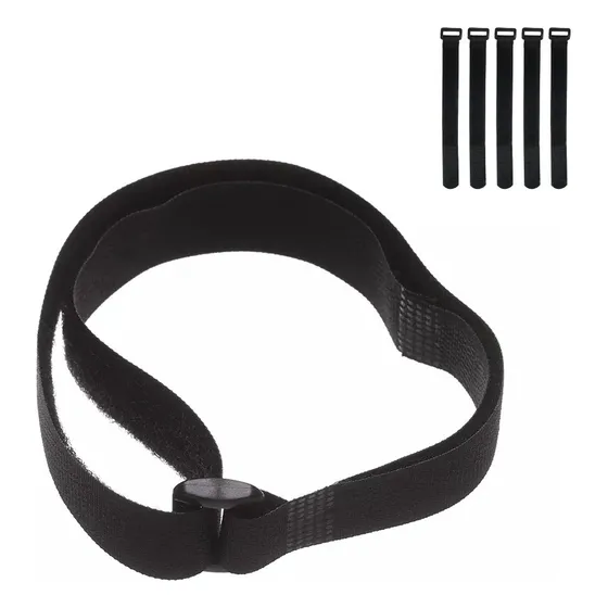 5 Cintas Correias Fixação P/ Rack Calha Transbike Mtb Velcro