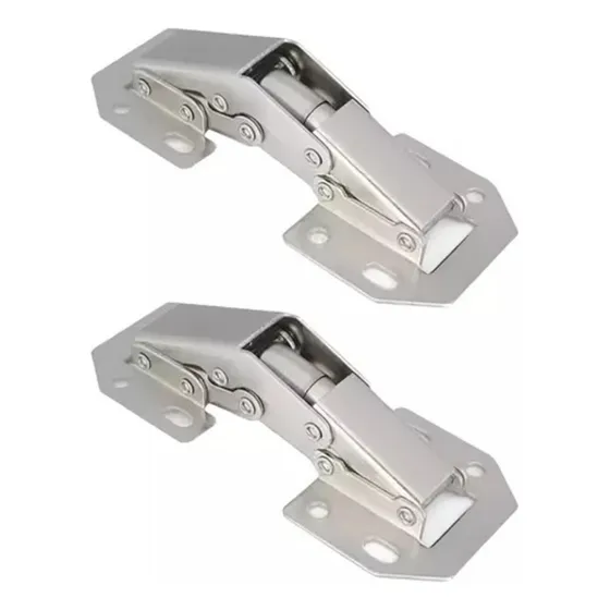 Par De Bisagras Bidimensional Oculta 90° Con Tornillos