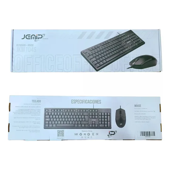 Combo Teclado + Mouse Usb Comfortable Pc Laptop Español K886
