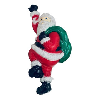 Santa Claus De Pared Figura Navideña 90cm Machuka Con Luz Santa Claus De Pared Figura Navideña 90cm Machuka Con Luz