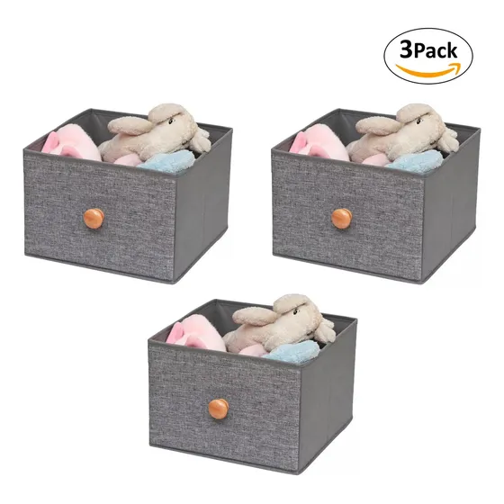 Pack 3 Cajas Organizadoras Carry All® Ropa Accesorios Apilables Almacenaje Closet