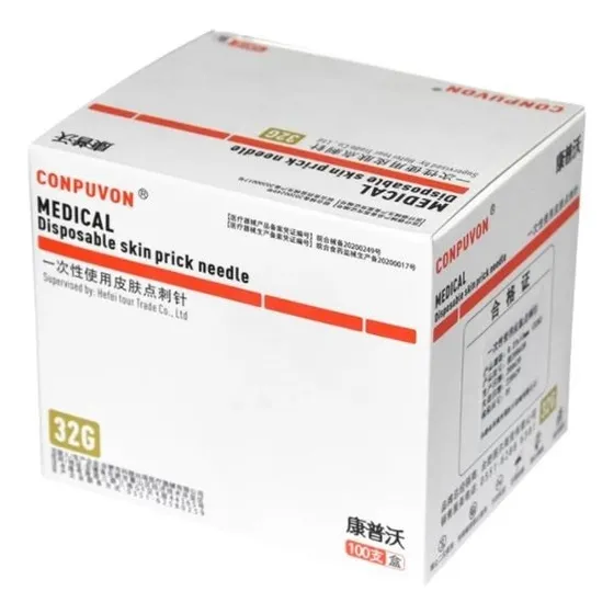Agujas Mesoterapia 32g 4mm - 100 Pcs.
