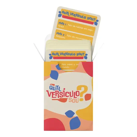 Jogo Bíblico De Cartas | Qual Versículo Sou - Penkal, De Penkal., Vol. 1. Editorial Editora Penkal Books, Capa Mole Em Português, 2025