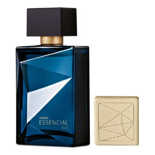 Kit Essencial Oud 100ml Perfume Masculino Natura + Jabon