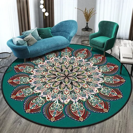 Tapete De Mandala Vintage, Tapete Doméstico 80* 80cm Cor Pattern 2