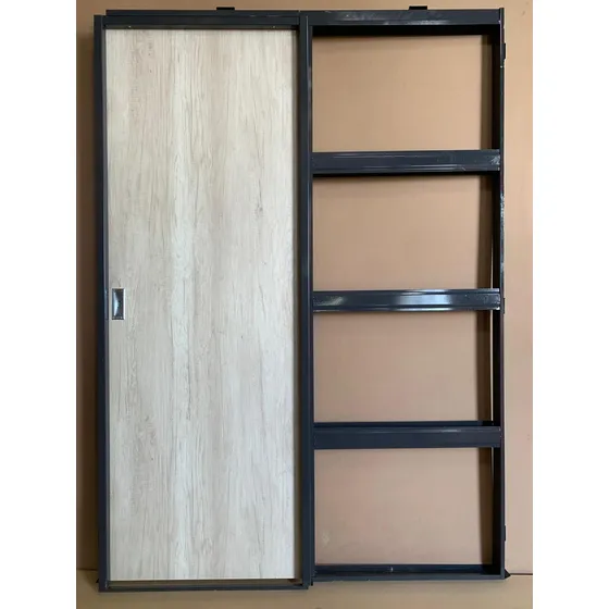 Puerta Corrediza Embutir 90x200 Melamina P/durlock Chapa 18 .