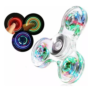 Fidget Spinner Antiestrés Con Luces Led Y Diseños Variados Fidget Spinner Antiestrés Con Luces Led Y Diseños Variados