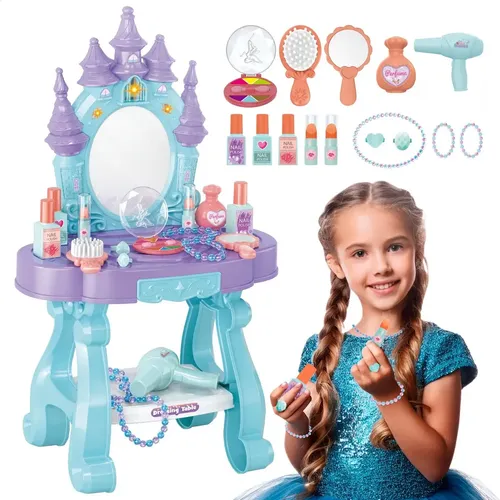 Penteadeira Camarim Boneca GI Mochila Brinquedo Plástico Infantil