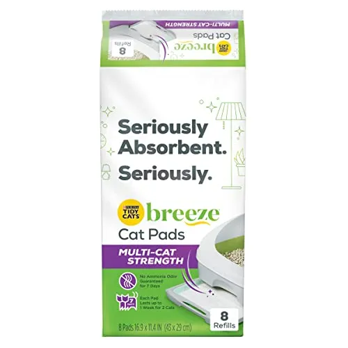 Purina Tidy Cats Cat Litter Accesorios, Breeze Pads Xw67v