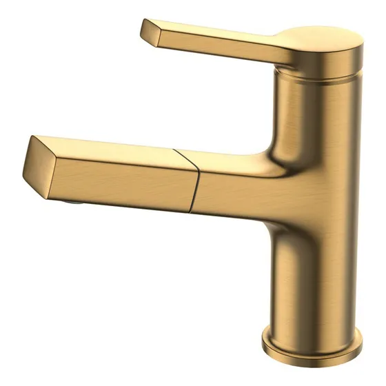 Grifo Lavabo Baño Rociador Un Solo Orificio Mezclador Agua
