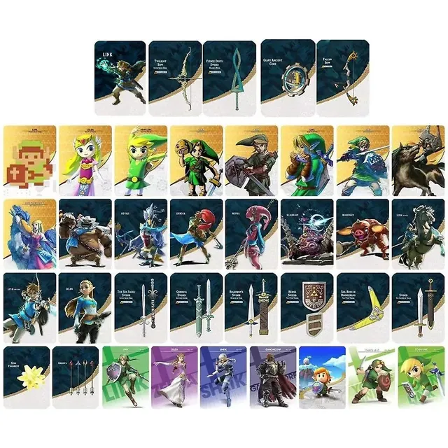 Minitarjeta Nfc De 40 Piezas Para Amiibo The Legend Of Zelda