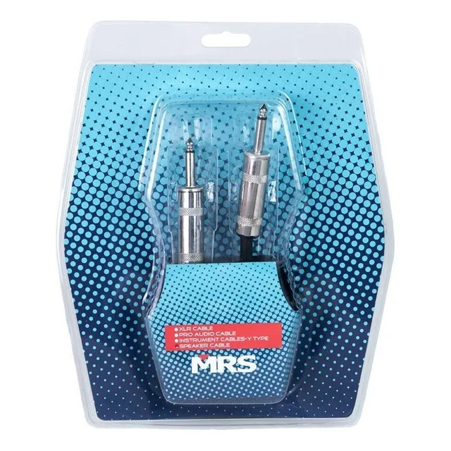 Cable Audio Bafle Guitarra Plug 6.1 A Plug 6.1 Mrs 9.5m Rudo