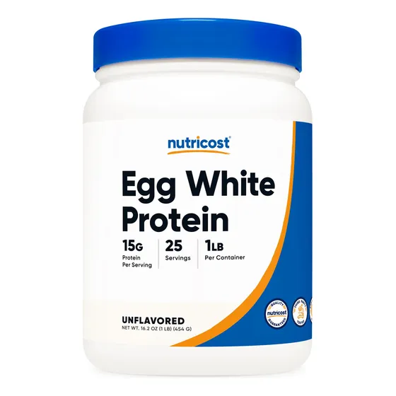 Proteína De Clara De Huevo En Polvo Nutricost 454 G (sin Sab