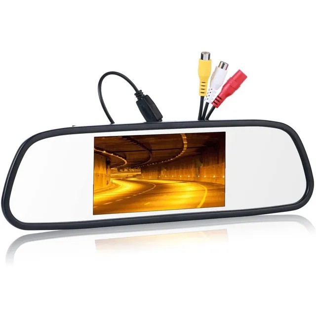Camara De Reversa Y Retrovisor Lcd Vision Nocturna