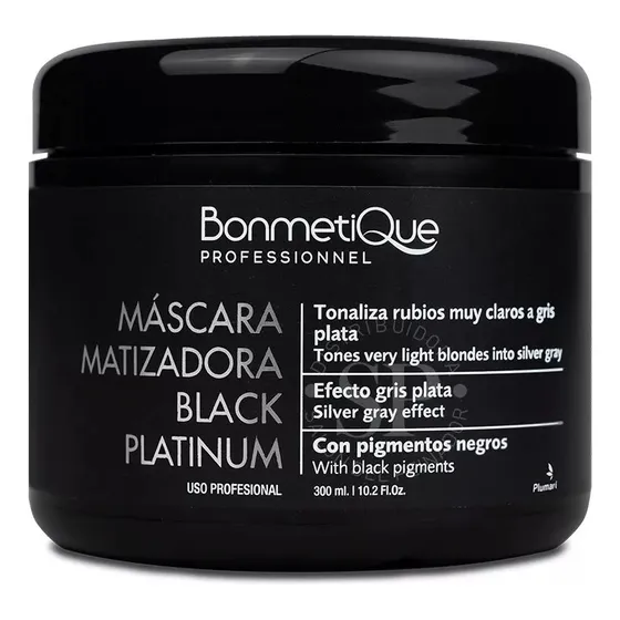 Mascara Matizadora De Rubio A Gris Platinum Bonmetique 300ml