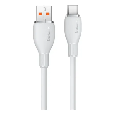 Cable Carga Baseus Usb A Tipo C De 2m 100w Pudding Blanco