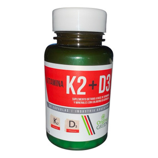 Vitamina K2 + D3 30 Cápsulas Original Green Vitamina K2 + D3 30 Cápsulas Original Green