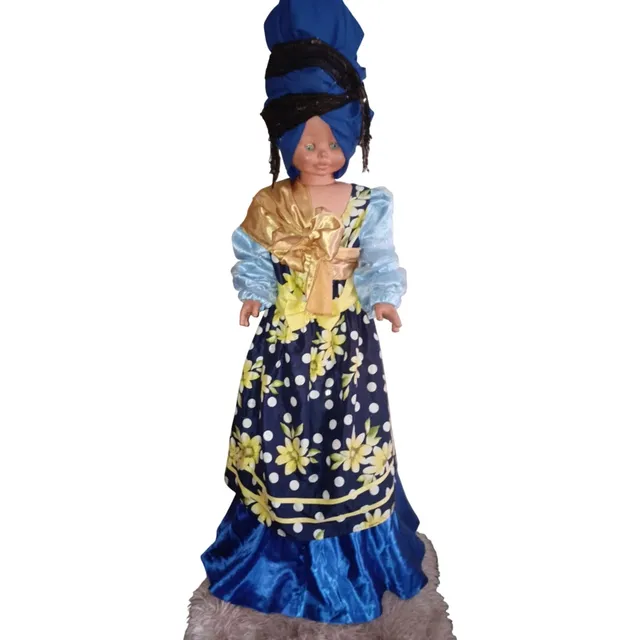Elegante Disfraz De Madama De Niña Talla 8-10 Años.