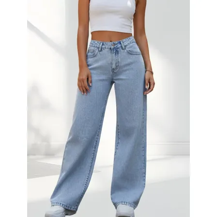 Calça Jeans Wide Leg Modafashion Premium Bellabonita Atacado