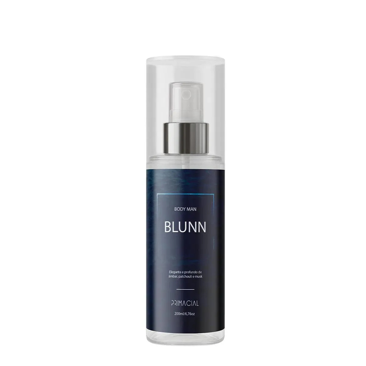 Body Splash Masculino Blunn 200ml By Primacial - Perfume Floral Cítrico