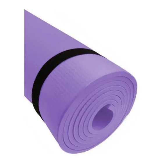 Colchoneta Yoga Mat Forest Fitness Pilates Enrollable 6mm Color Violeta