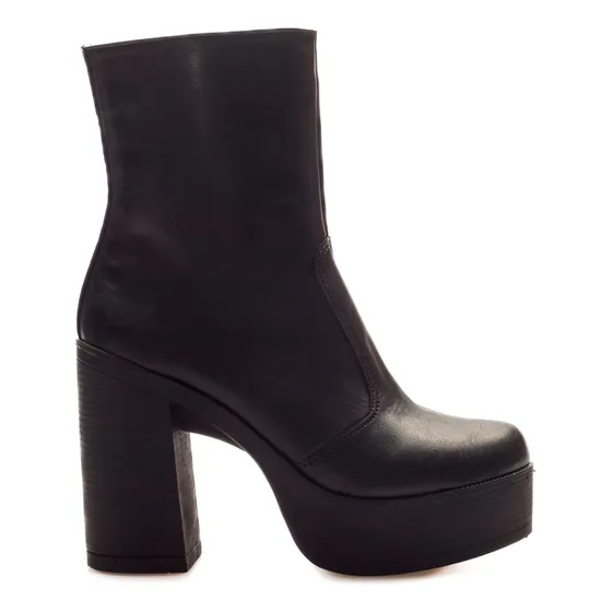 Botas Mujer Caña Media Con Plataforma