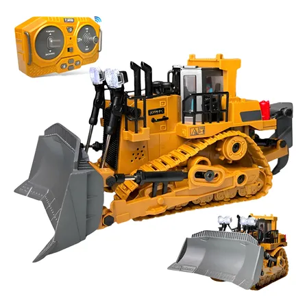 Carrinho Controle Remoto Trator Com Esteira Recarregável