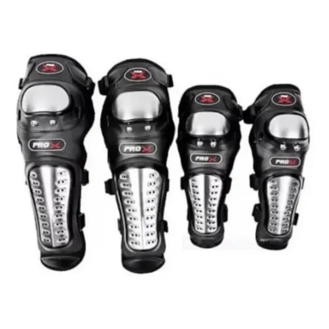 Set Rodilleras Coderas Moto Probiker Metálica