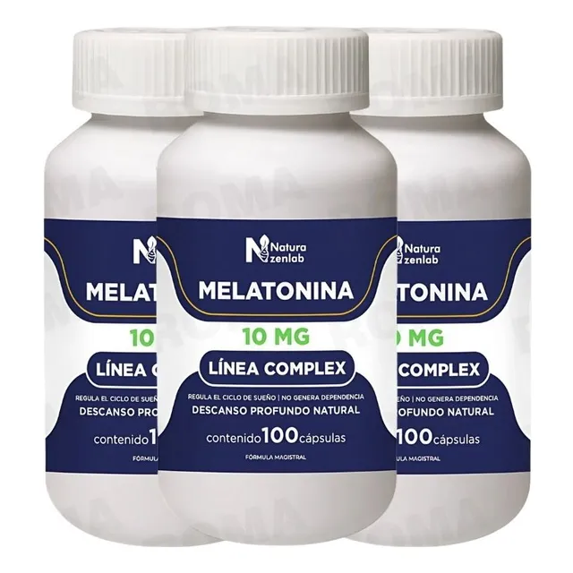 Pack 3 Melatonina Complex 10mg Natura Zenlab