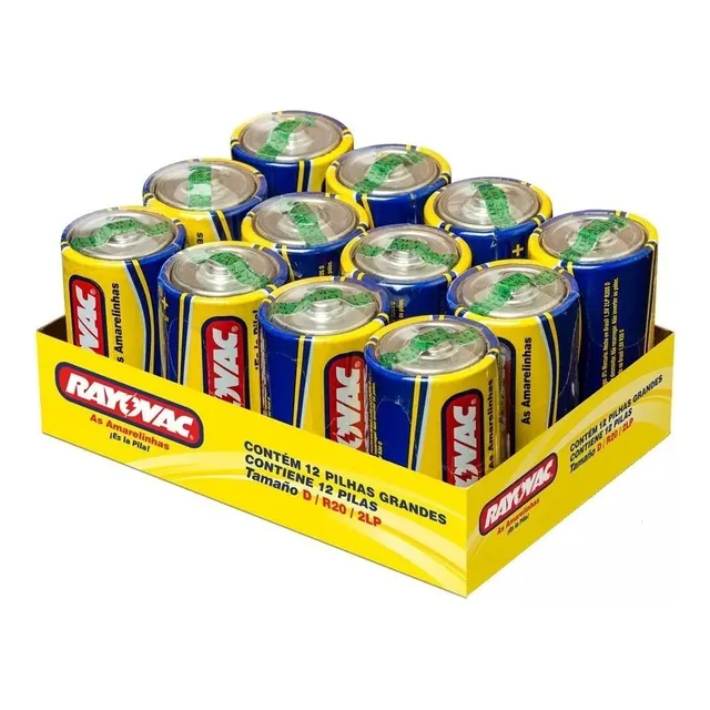 Pila Grande D Carbón Rayovac X 12 Unidades Oferta