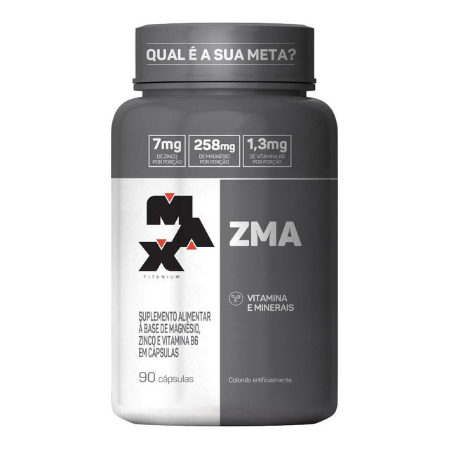 Zma Vitaminas Y Minerales, 90 Cáps, Max Titanium Zma Vitaminas Y Minerales, 90 Cáps, Max Titanium