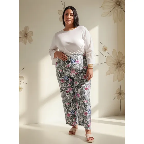 Pantalon Mujer Patprimo  Blanco Viscosa 14070667-10020