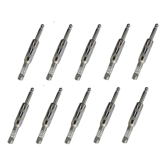 Conector Plug 6.3mm Kapton Pl-161mb Mono Baquelita 10pz