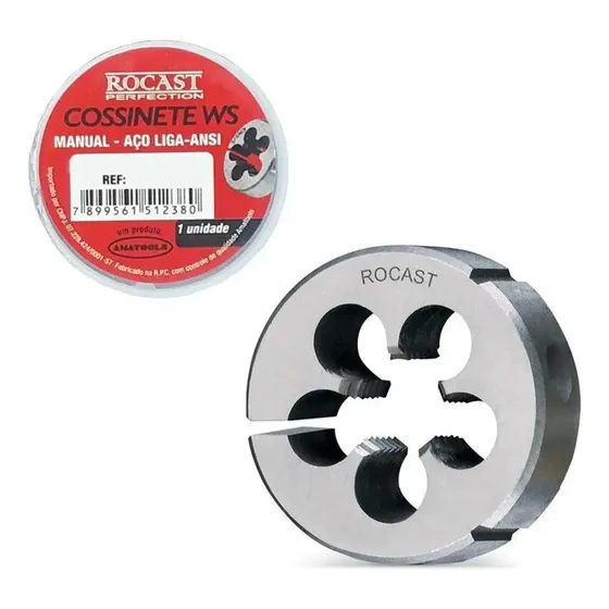 Cossinete Manual M4 X 0,7 Aço Liga Ws Rocast