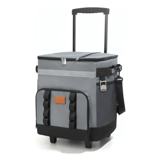 Hielera Portátil Con Ruedas 35l Bolsa Térmica Plegable Playa