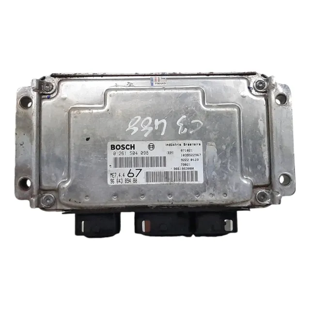 Módulo Injeção Citroen C3 1.4 2003 A 2012 9664389480 Bloq.