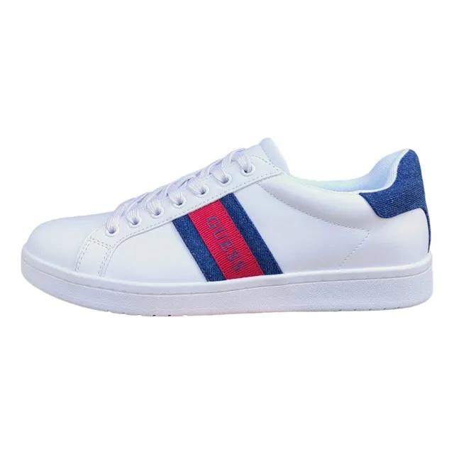 Tenis Guess Original Hombre Letoro Blanco En Caja