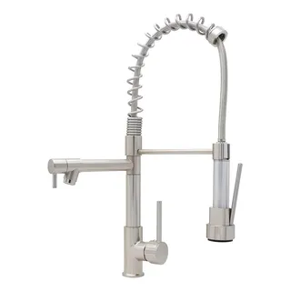 Torneira Stillus Home Tor-022 De Cozinha Gourmet Monocomando Aço Inox Escovado Torneira Stillus Home Tor-022 De Cozinha Gourmet Monocomando Aço Inox Escovado
