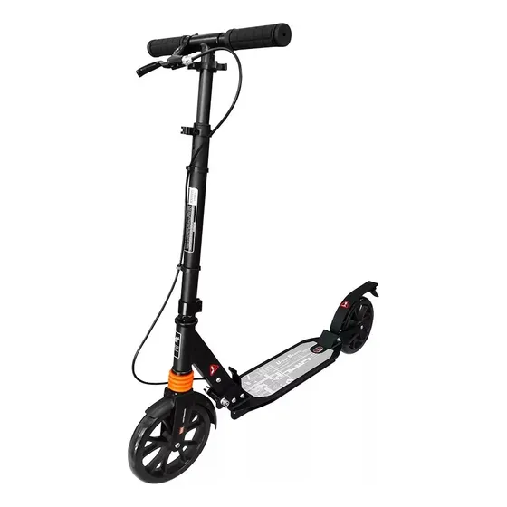 Scooters Urbano Adolesentes Adultos Niños Con Suspención Color Negro
