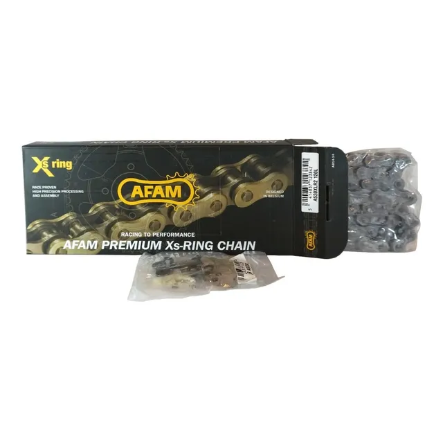 Cadena De Arrastre Afam 520 X 120 Gris Xs-ring Hasta 500cc