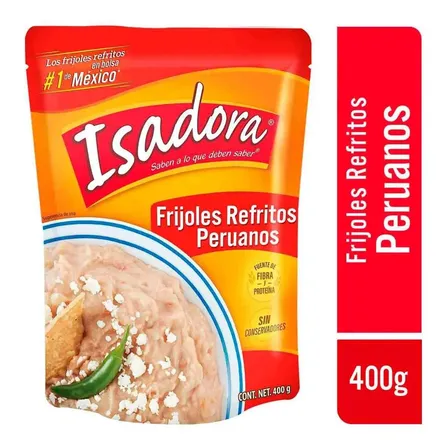Frijoles Refritos Isadora Peruanos 400g