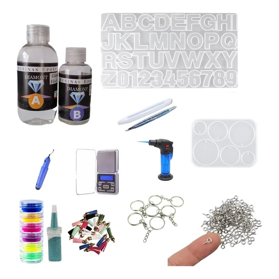 Resina 150cc Kit Emprendimiento Cristal
