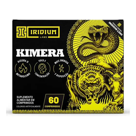 Cafeína Iridium Labs Kimera em comprimidos Sem sabor de 60 un