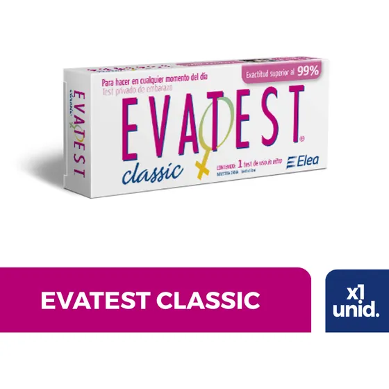 Evatest Classic Envase X 1 Test De Embarazo