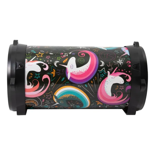 Bazooka Led Bluetooth Px75 Unicornio Philco Color Negro