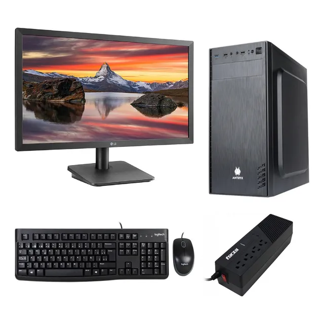 Pc Intel Core I3-12100, Ram 16gb, Ssd 1tb M.2 Pcie, 22 Pulg