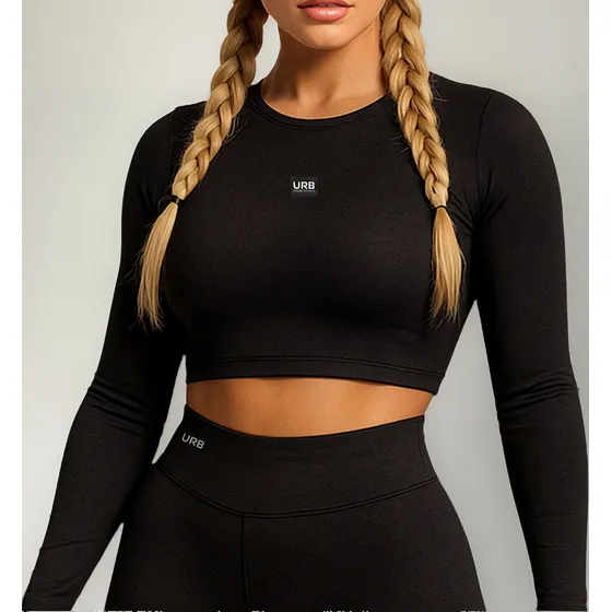 Cropped De Academia Com Manga Longa Para Dia A Dia Casual
