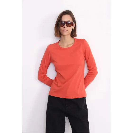 Remera Manga Larga Escote Redondo Yagmour Hml